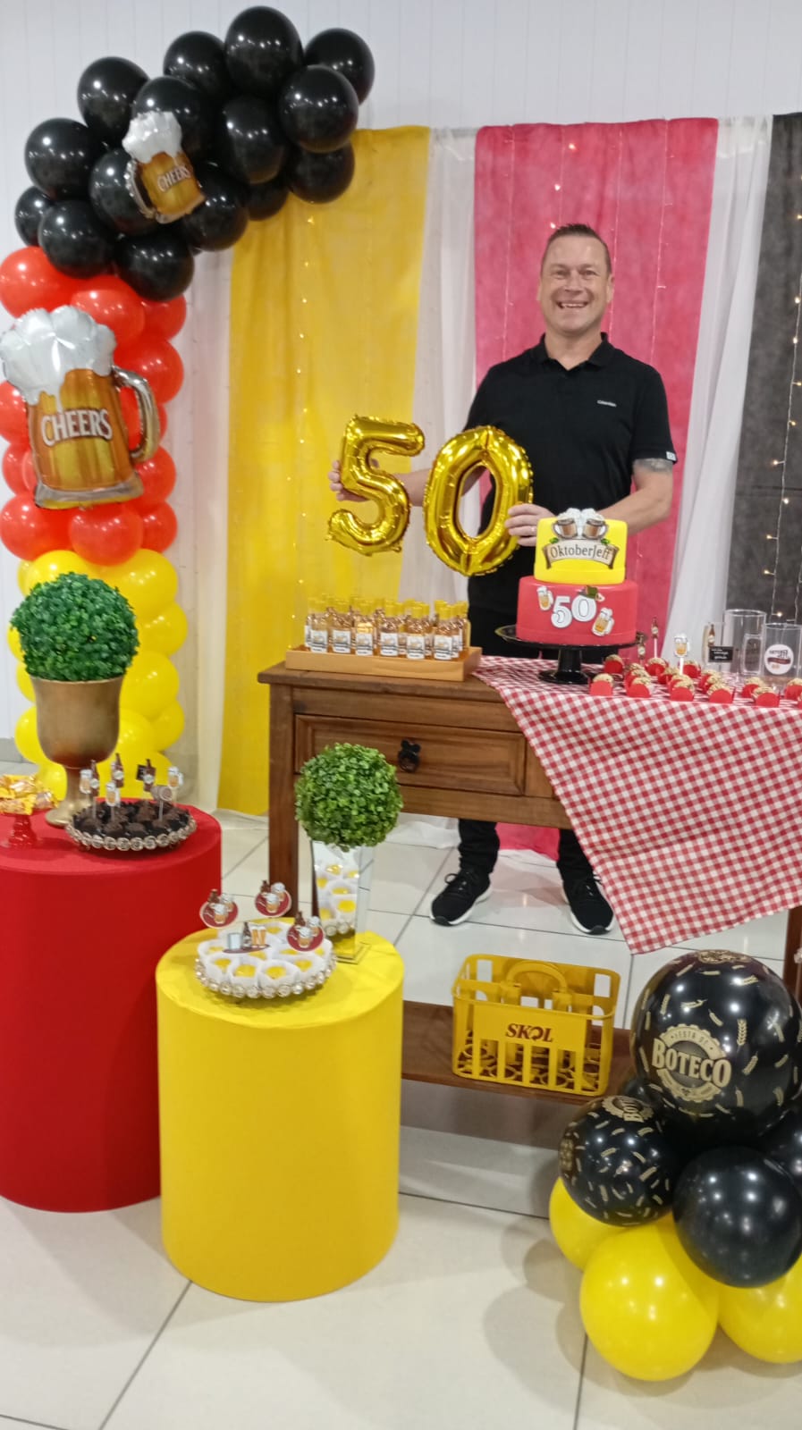 Ambiente da festa
